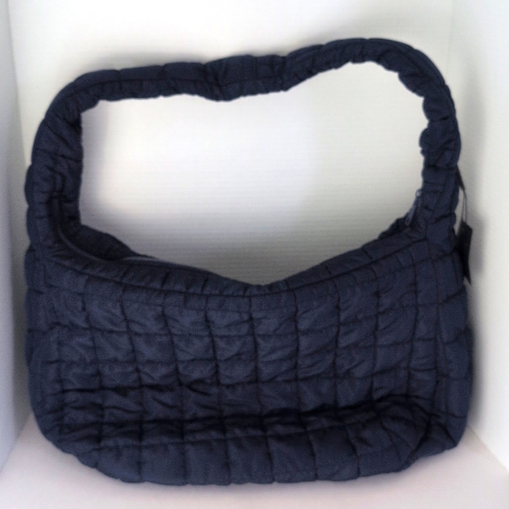 Do Everything In Love Puffer Bag In Dark Blue 💙